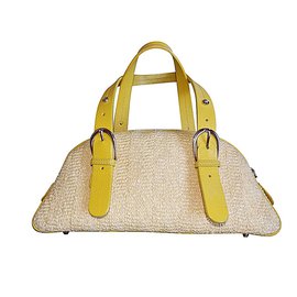 Christian Dior-Handbags-Yellow