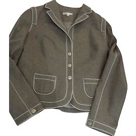 Paule Ka Wolljacke Beige Beige