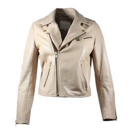 Maje Biker jackets Beige