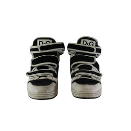 D&G-scarpe da ginnastica-Bianco