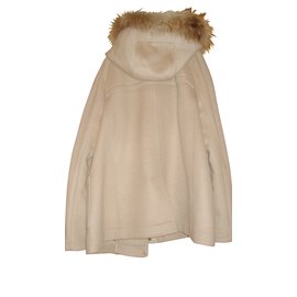 Burberry Brit-Duffle coat beige-Beige