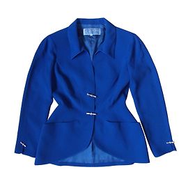 Thierry Mugler Tailleur jupe Bleu