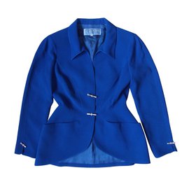 Thierry Mugler-Skirt suit-Blue