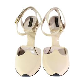 Louis Vuitton Leather Heels Flesh Size 38 Flesh