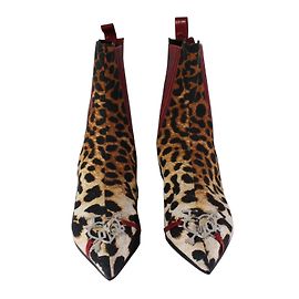 Christian Dior Ankle Boots Leopard print