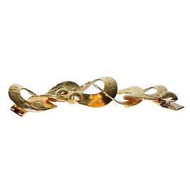 Louis Vuitton Armband aus Goldmetall mit großen Ringen Golden