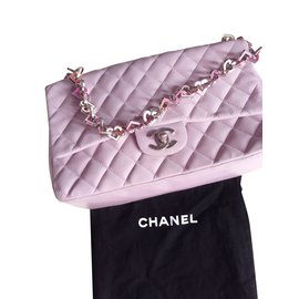 Chanel-Sac à main-Rose