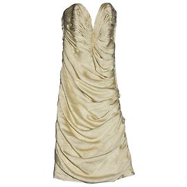 Vicky Tiel Vestidos Dorado