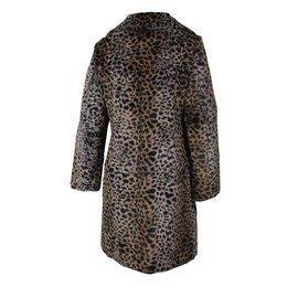 Wilsons Leather Pelle Studio-Fourrure en lapin-Imprimé léopard