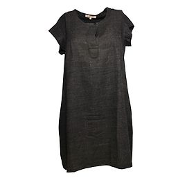 Vestido curto cinza Sandro de lã e viscose Cinza