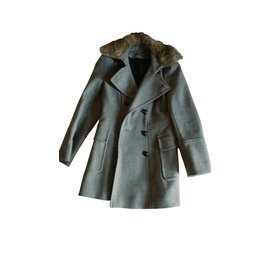 Comptoir Des Cotonniers-Coats, Outerwear-Grey