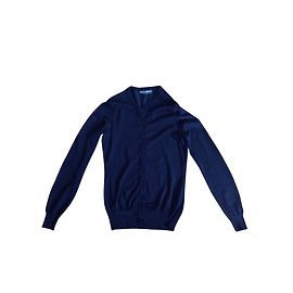Dolce & Gabbana Strickjacke aus Baumwolle Schwarz Schwarz