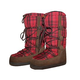 Moncler Stiefel Bordeaux