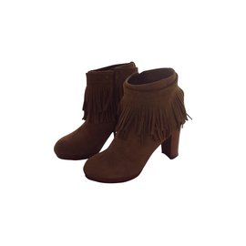 Autre Marque-Ankle Boots-Light brown