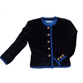 Yves Saint Laurent Jacken Schwarz
