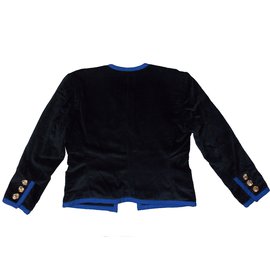 Yves Saint Laurent-Jackets-Black