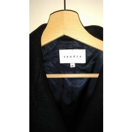 Sandro-Coats, Outerwear-Blue