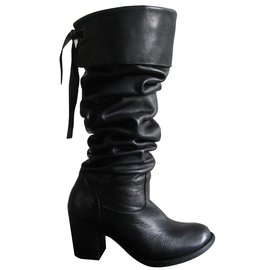 Autre Marque-Boots-Black