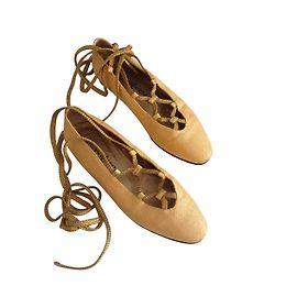 Yves Saint Laurent Ballerinas Golden