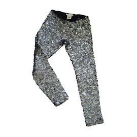 Isabel Marant Pour H&M Pantaloni, ghette Argento