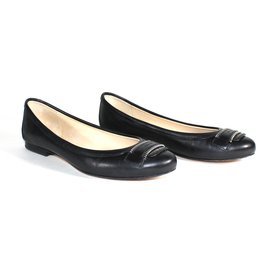 Longchamp-Zapatillas de ballet-Negro