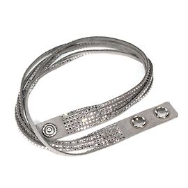 Swarovski Pulseiras Cinza