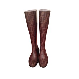 Fendi-Boots-Brown