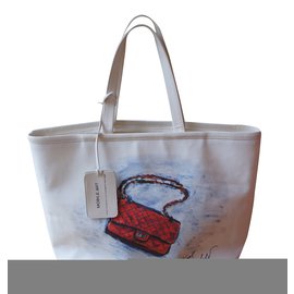 Chanel Totes Beige