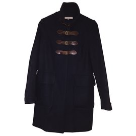 Sandro-Coats, Outerwear-Blue