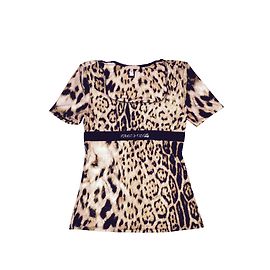 Roberto Cavalli Tops Estampado de leopardo