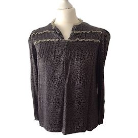 Blancs Manteaux Tops Bleu