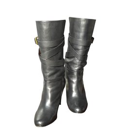 Massimo Dutti Bottes Noir