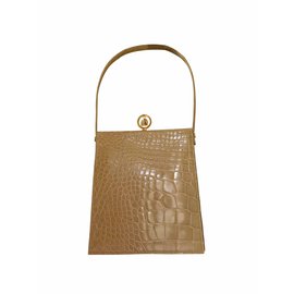 Lanvin-Handbags-Beige