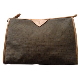 Yves Saint Laurent Clutch bags Brown