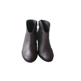 Autre Marque-Ankle Boots-Light brown