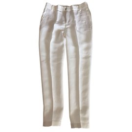 Zara Hose Weiß Größe S Weiß