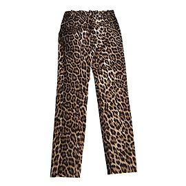Zara Pantalons Imprimé léopard