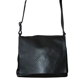 Bottega Veneta Shoulder Messenger Bag Black Leather Black