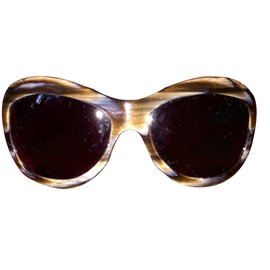 Chanel-Sonnenbrille-Beige