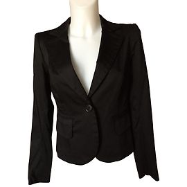 Giacca Sinéquanone in cotone stretch nero Nero