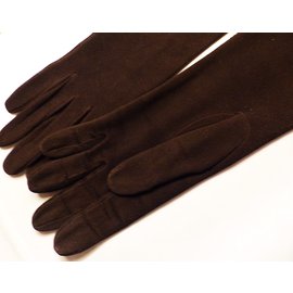 Hermès-Gloves-Brown