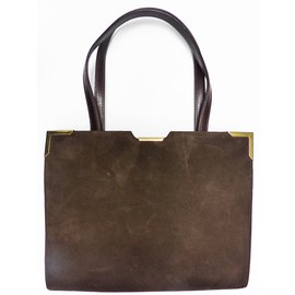 Balmain-Handbags-Brown