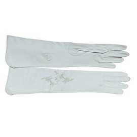 Hermès-Gloves-White