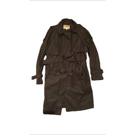 French Connection-Trench Coats-Caqui