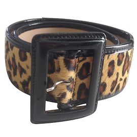 Gerard Darel Cinturones Estampado de leopardo
