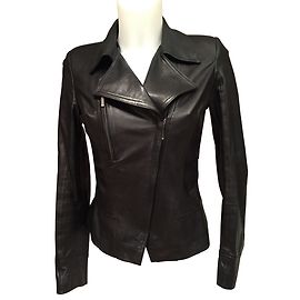 Autre Marque Intuition lamb nappa leather jacket black Black