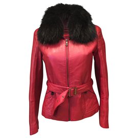 Autre Marque-Jackets-Red