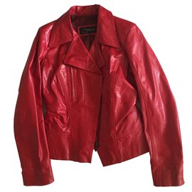 Autre Marque Oryx Lederjacke rot Rot
