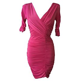 Autre Marque Vestido drapeado rosa Forever Unique Rosa