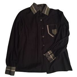 Autre Marque Le Bourget Black Cotton Shirt Black